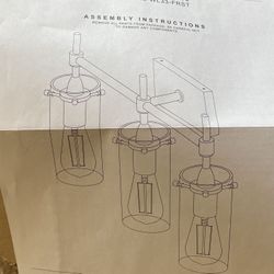 NEW / Linea 3 Light Fixture - $15