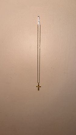 Gold Plated Jesus Piece Chain