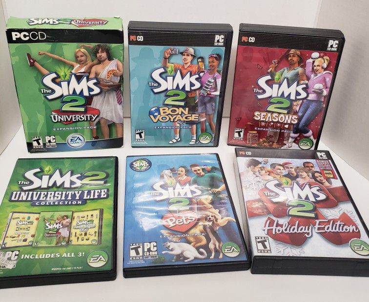 all the sims 2 expansion packs