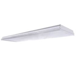 Commercial Electric 4 ft. 8000 Lumens Integrated LED White Wrap Light, 4000K@S1-93
