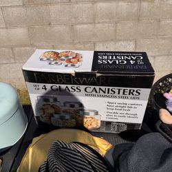 Stainless Steel Glass Containers 