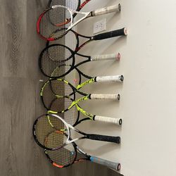 9 Wilson Tennis Rackets 