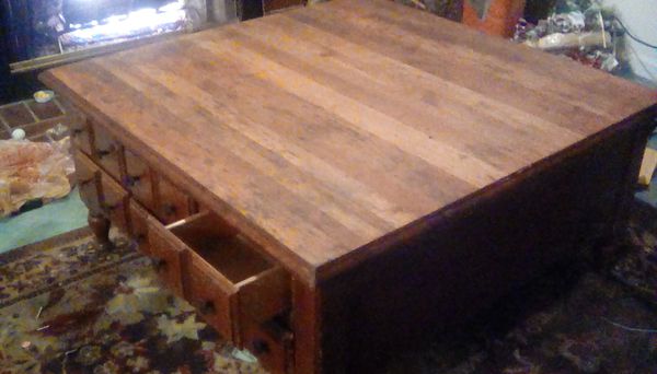 Kincaid Ducks Unlimited Antique Large Coffee Table For Sale In
