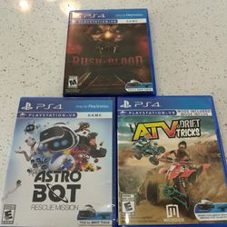 PS4 PlayStation 4 Psvr Game Lot