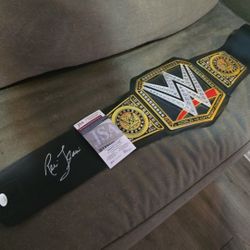 Ric Flair Autograph Toy Belt