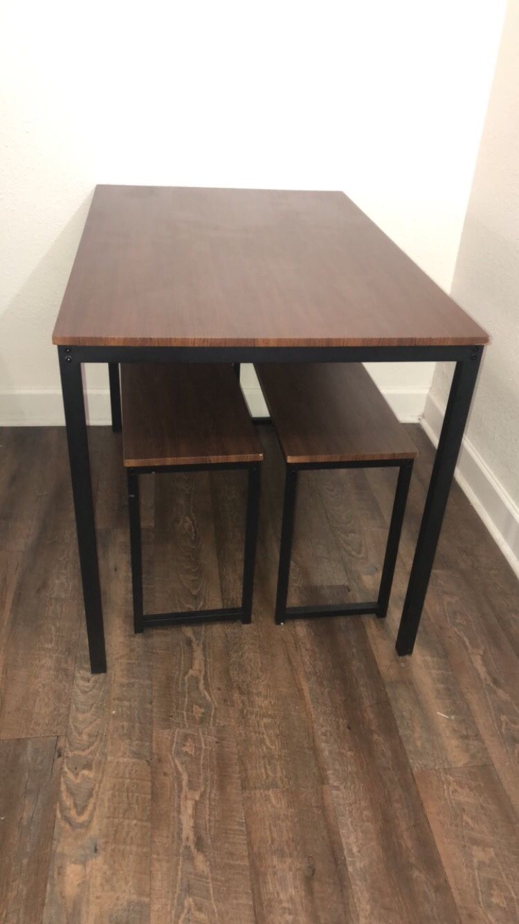 Kitchen Table With Benches 