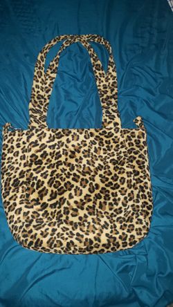 Leopard Print Tote Bag