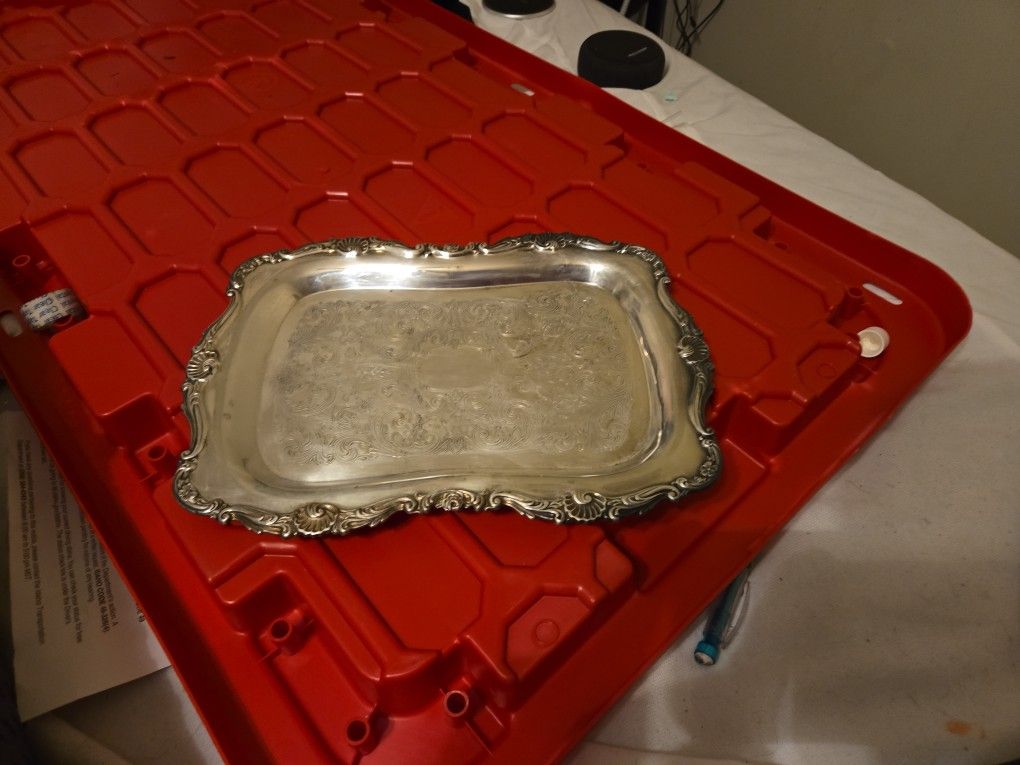 SHERIDAN SILVER PLATED TRAY