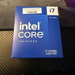 Intel Core i7-14700k 14th Gen