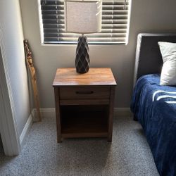 Two Wood Night Stands 