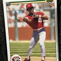 1990 Upper Deck MARIANO DUNCAN Cincinnati Reds Career Stats Baseball Card #430