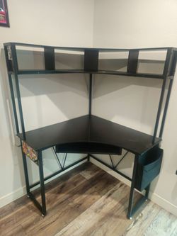Corner 2 Tier Gaming Desk