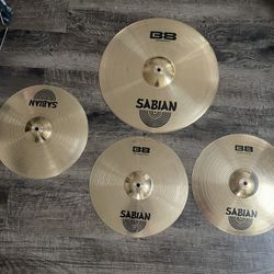 Sabian B8 cymbals 