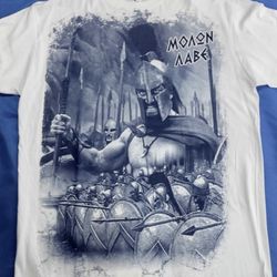 Unisex Made In Greece Greek Leonidas Size Large T-Shirt Imported From Greece 