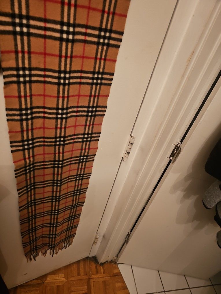 55 Inches Long & 11in Wide Wool Real Burberry