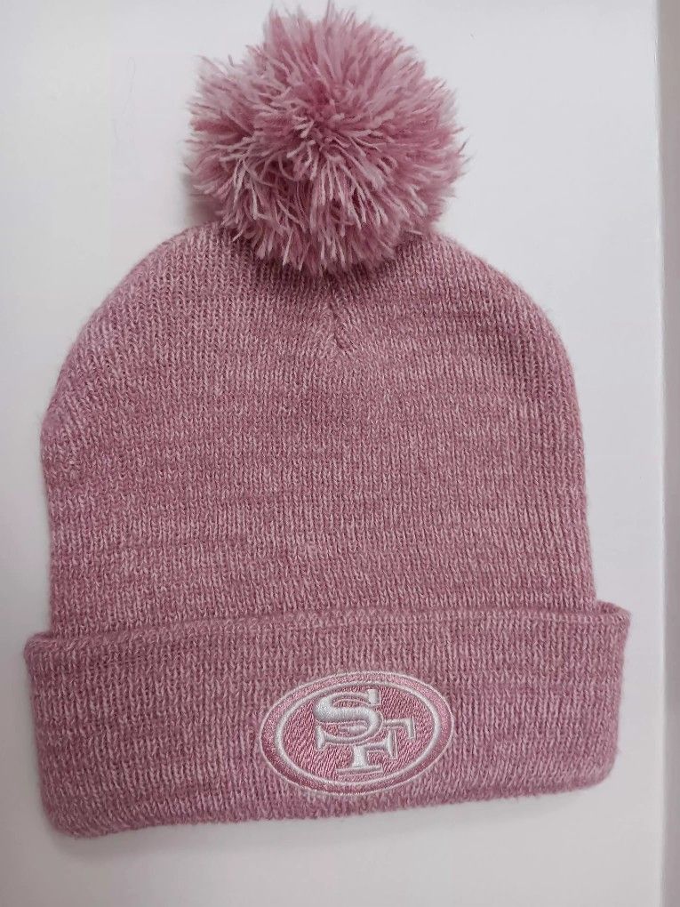 San Francisco 49ers Pink Beanie For Sale