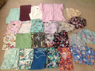 Scrubs medium and some large