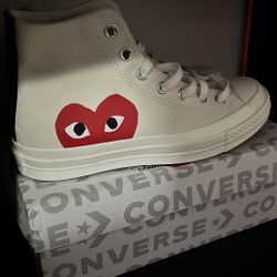 White Converse shoes 