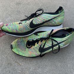 Nikes, Men’s Nikes, racers, limited flyknit races , Nike Flyknit Racer Multi-Color (2013