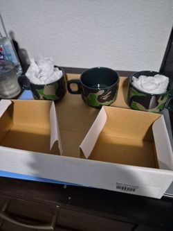 Bathing ape glasses/ cup  $50