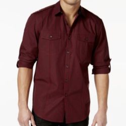 INC Burgundy Color Size L