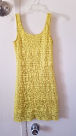 Dress Neon yellow , size small from forever 21