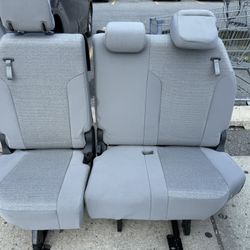 Toyota Sienna 2021-2024 Third Row Seats Light Gray