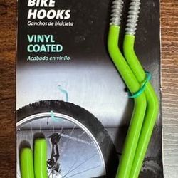 NEW Bike Hooks with Vinyl Coating holds up to 30lbs just $3 