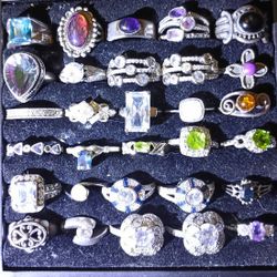 925 Sterling Silver Rings 