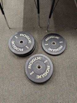 Rogue Plates 2 x 10 25 and 45 lbs (lightly used)