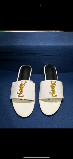 White sandals