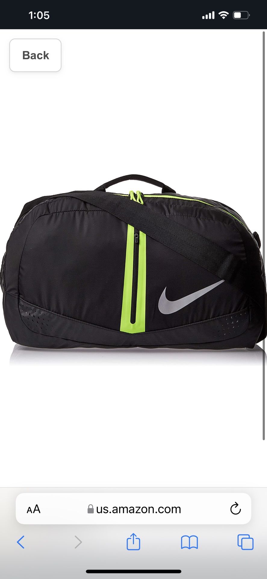 RUN SPEED DUFFLE BAG