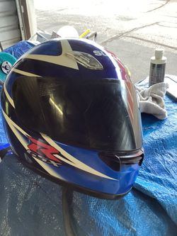 Suzuki GSX-R Full Face Motorcycle Helmet