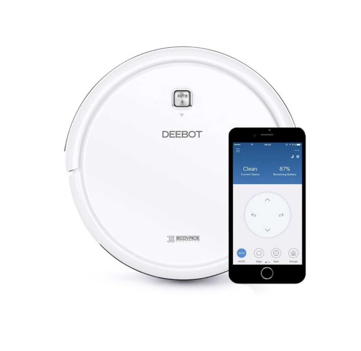 Ecovacs Deebot Multi Surface Robotic Vacuum Cleaner 