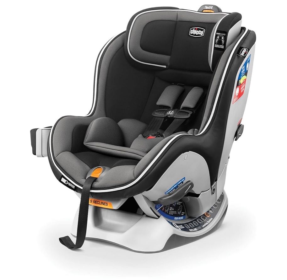 Chicco NextFit Zip Convertible Car Seat, Rear-Facing Seat for Infants 5-40 lbs., Forward-Facing Toddler Car Seat 25-65 lbs., Baby Travel Gear Carbón/