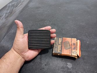 Vintage car brake or clutch pedal cover replacement