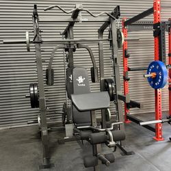 All In One Smith Machine With Bench 