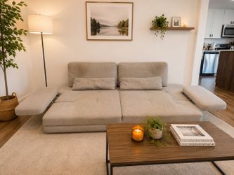 Lazzoni Mony Loveseat sofa in gray $1