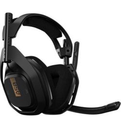 ASTRO Gaming A50 Wireless  for Xbox One & PC - Black/Gold. and Artist headset