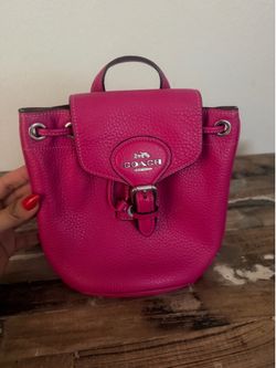 Coach small backpack purse