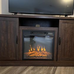 Electric Fireplace TV Stand