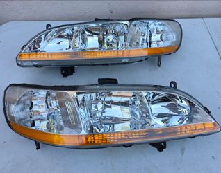 98-02 Honda Accord Headlights Luces Calaveras Micas Faros Focos Faroles Headlamps