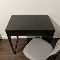 Desk,  Chair, night stands