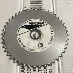 Peregrine Compact Disc 44-tooth BMX chainring sprocket 1980s
