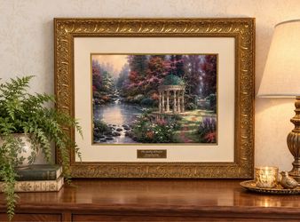 Thomas Kinkade "The Garden of Prayer" Framed Library Edition Art