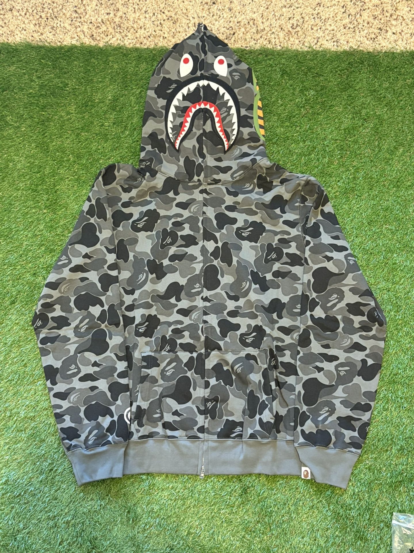 Gray Bape Hoodie