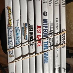 Lot Of 9 Wii Games! 