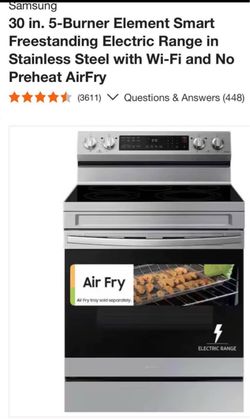 Samsung Electric Range - NEW