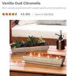 Yankee Candle Outdoor Vanilla Oud Citronella