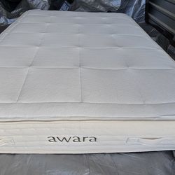 Awara, Natural Luxury Hybrid Mattress, Full,